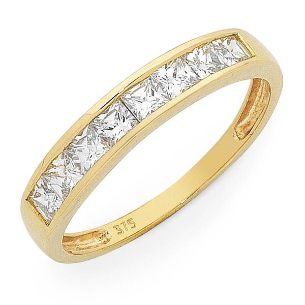9ct Gold Cubic Zirconia Ring