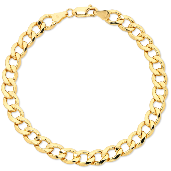 9ct Gold Silver Filled Bracelet