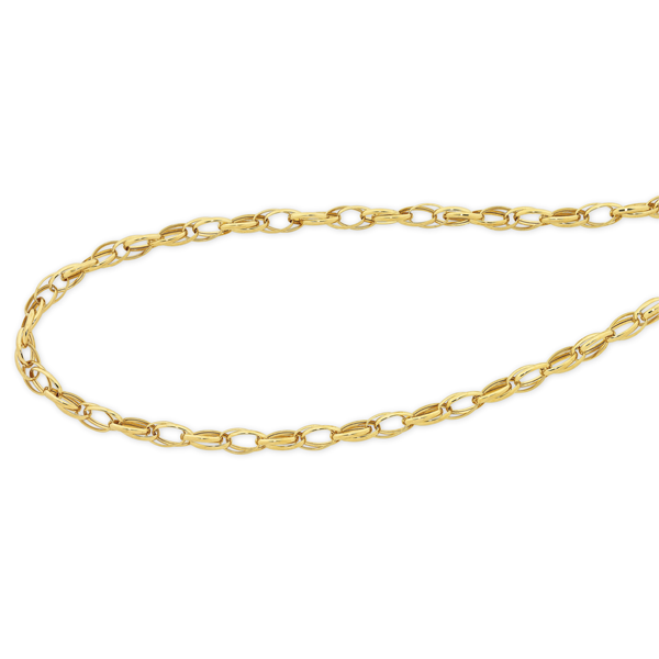 9ct Gold Silver Filled Chain