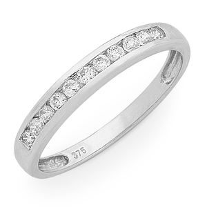 9ct White Gold 1/4ct TDW Diamond Ring