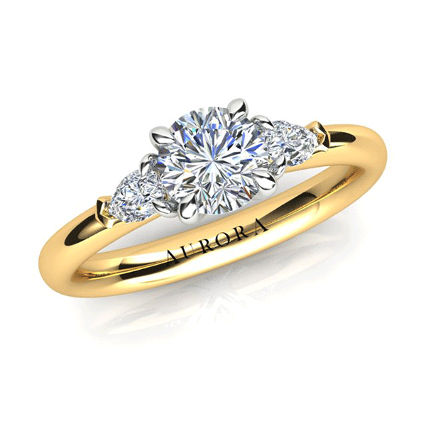 Aurora 18ct Gold G SI1 - One Carat TDW Diamond Ring