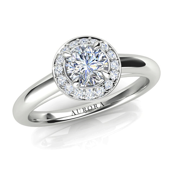 Half carat 2025 wedding rings