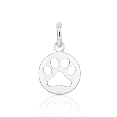 CANDID SS 15mm charm round paw cut out