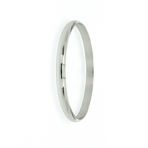 Sterling Silver 6mm 65mm Solid Bangle