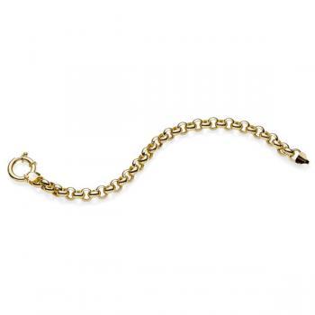 9ct Gold Bonded Silver 50Cm Belcher With Euroclasp Necklet