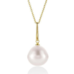 9ct12-14mm South Sea Pearl Pendant With Simple Polished Bale