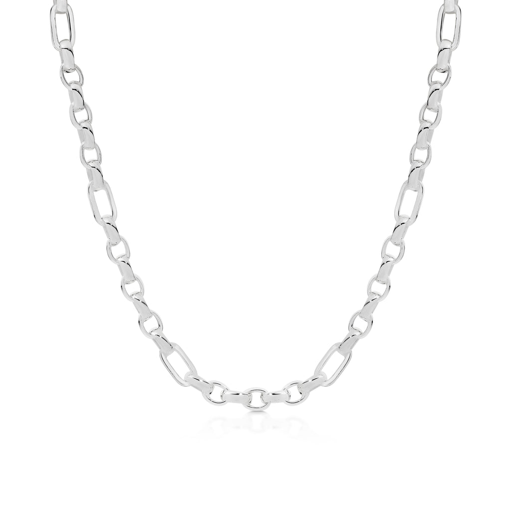 MP5918 Sterling silver link chain necklace 45cm