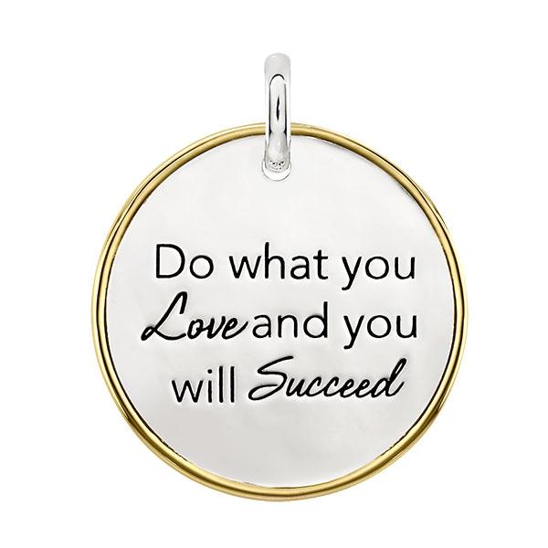 Candid 'Do What You Love And You Will Succeed' Pendant