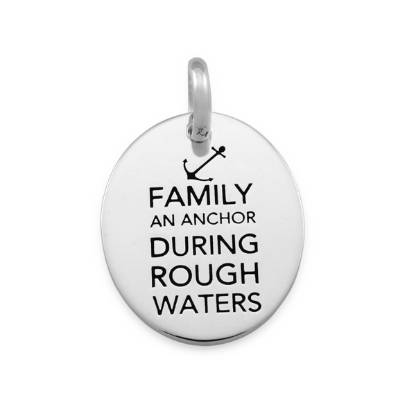 Candid 'Family,  An Anchor During Rough Waters' Pendant