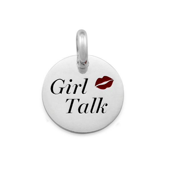 Candid 'Girl Talk' Pendant