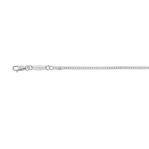 Candid Sterling silver curb chain 45cm