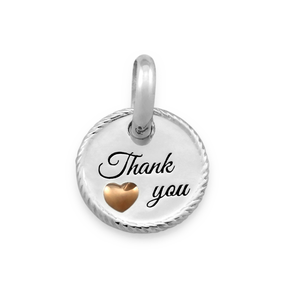 Candid 'Thank You' Pendant