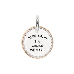 Candid 'To Be Happy Is A Choice We Make' Pendant