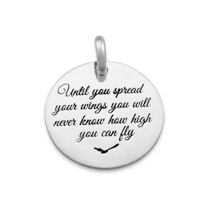 Candid 'Until You Spread Your Wings' Pendant