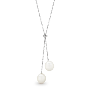 Ikecho Sterling Silver Edison Fresh Water Pearl Necklace