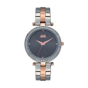 Jag Ava Grey Dial Rose Gold Watch