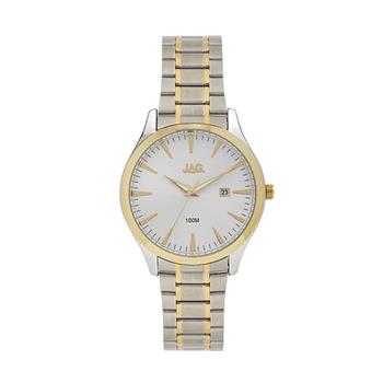 Jag Dan II Two Tone Silver & Yellow Gold Watch