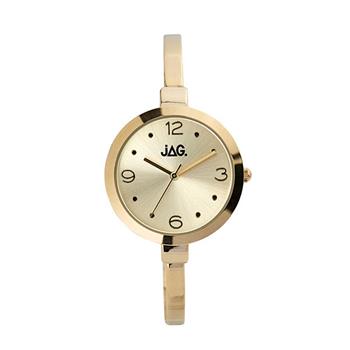 Jag Daphne Champagne Dial Yellow Gold Bracelet Watch