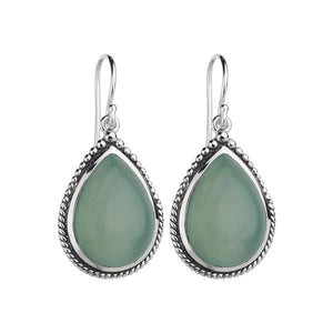 Najo Marine Garden Aqua Chalcedony Earring