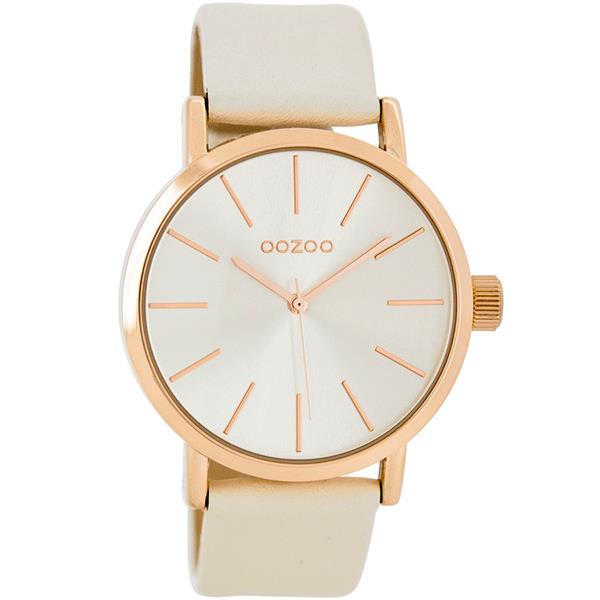 OOZOO Watch 40mm rose gold/ rose gold on brushed champagne