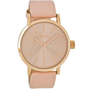 OOZOO Watch 40mm rose gold/rose gold on brushed dusty pink